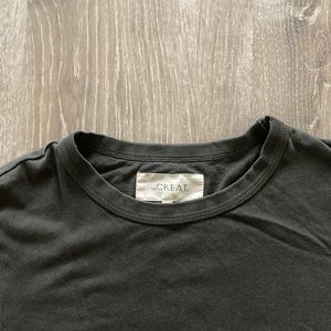 The Great Ruffled Peplum Tee